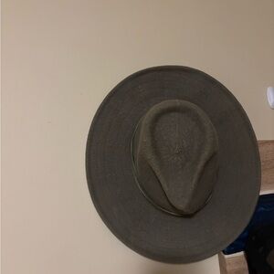 Women’s Olive Green Spring Fedora Sun Dress Hat